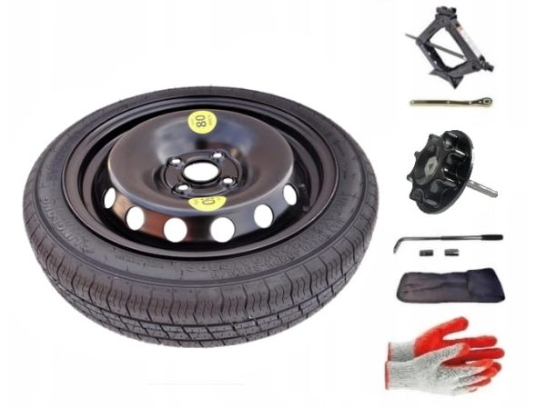 Spare wheel + set with mounting screw Hyundai I10 II (2013-2019) - 115/70R15
