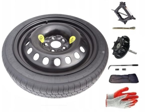 Spare wheel + set with mounting bolt Hyundai Kona I (2017-2023) - 17 inches