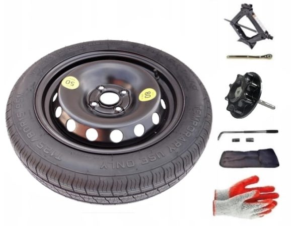 Spare wheel + set with mounting bolt Kia Stonic I (2017-present) - 15 inches