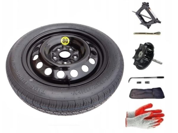 Spare wheel + set with mounting bolt Renault Grand Scenic III (2009-2016) - 16 inches