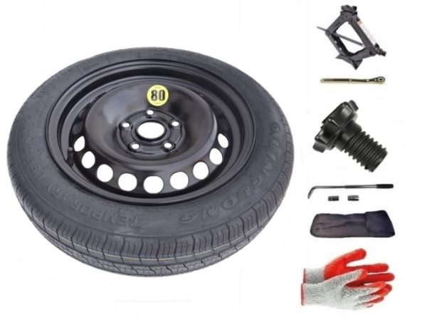 Spare wheel + set with mounting screw Volkswagen Eos I (2005-2015) - 15 inches