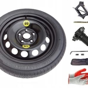 Spare wheel + set with mounting screw Volkswagen Golf V (2003-2009) - 16 inches
