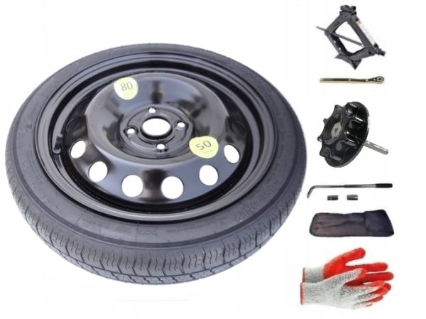 Spare wheel + set with mounting screw Volkswagen UP! I (2011-present) - 16 inches