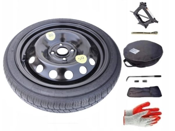 Spare wheel + set with cover Hyundai I20 II (2014-2020) - 16 inches