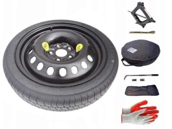 Spare wheel + set with cover Hyundai Veloster I (2011-2018) - 17 inches