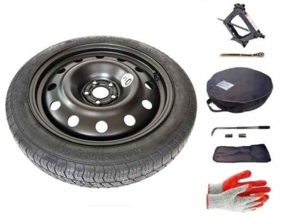 Spare wheel + set with cover Subaru Legacy IV (2003-2009) - 17 inches