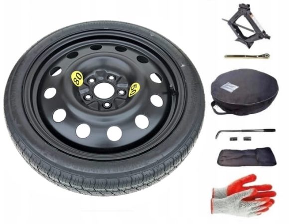 Spare wheel + set with cover Kia Carens IV (2013-present) - 18 inches
