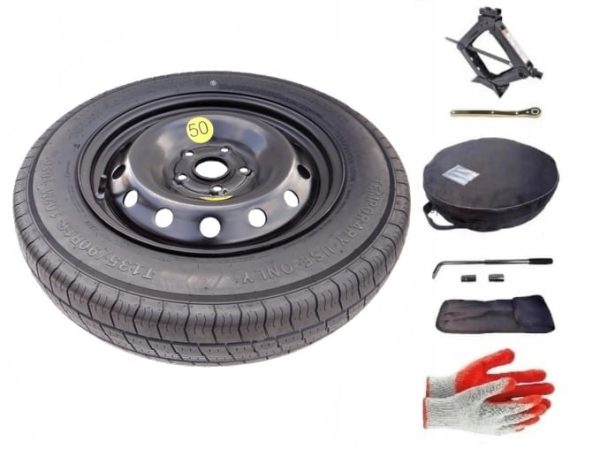 Space-saver wheel + set with cover MG ZS (2019-2022) - 16 inches