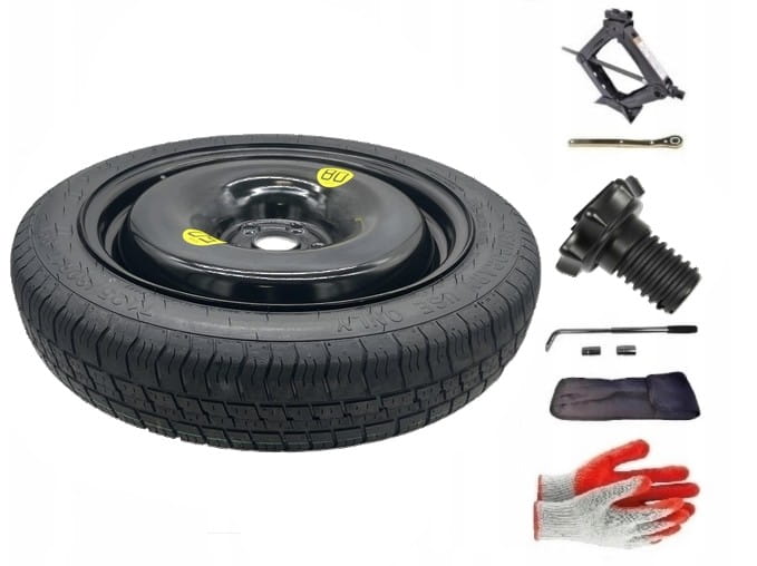 Spare wheel + set with mounting bolt Volkswagen Golf Sportsvan (2014-2020) - 17 inches