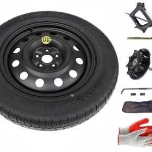 Spare wheel + set with mounting bolt Nissan X-trail III (2014-2022) - 17 inches