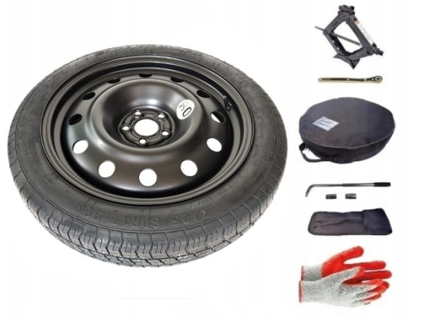 Spare wheel + set with cover Audi TT 8N (1998-2006) - 17 inches