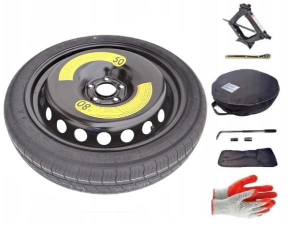 Spare wheel + set with cover Renault Megane IV (2016-present) - 19 inches