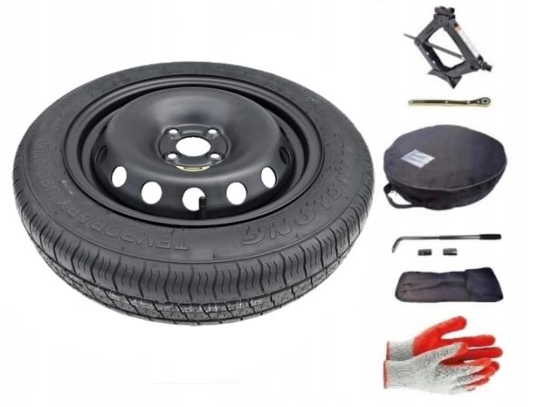 Spare wheel + set with cover Renault Sandero II (2019-present) - 15 inches