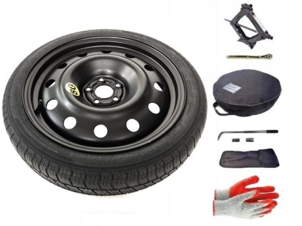 Spare wheel + set with cover Volkswagen Polo V (2009-2017) - 17 inches