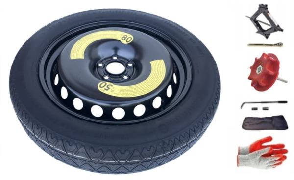 Space-saver wheel + set with mounting bolt SsangYong Korando IV (2019-present) - 19 inches