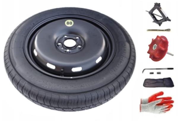 Spare wheel + set with mounting screw SsangYong Korando IV (2010-2019) - 17 inches