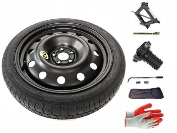 Spare wheel + set with mounting bolt Audi A1 8X (2010-2018) - 17 inches