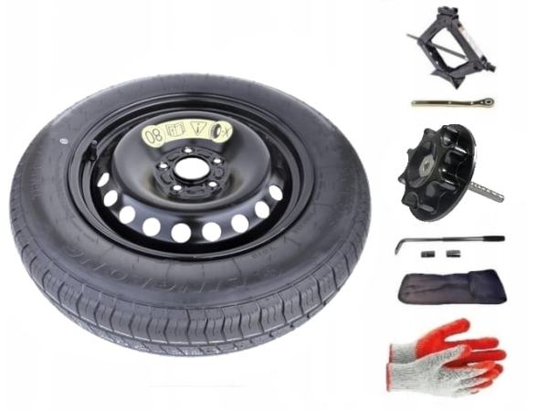 Spare wheel + set with mounting bolt Ford Galaxy II (2006-2015) - 16 inches