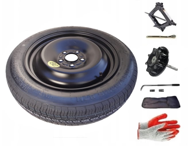 Spare wheel + set with mounting bolt Ford Mondeo IV (2015-present) - 125/80R16