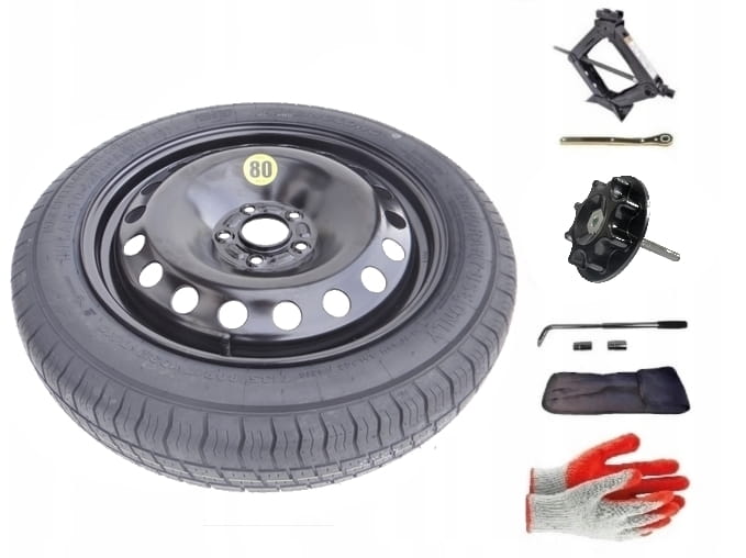 Spare wheel + set with mounting bolt Ford S-Max II (2015-present) - 17 inches