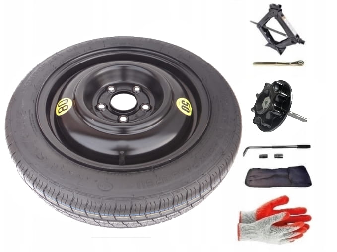 Spare wheel + set with mounting bolt Hyundai I30 I (2007-2012) - 125/80R15