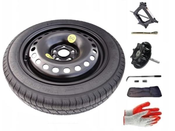 Spare wheel + set with mounting bolt Jeep Renegade I (2014-present) - 17 inches