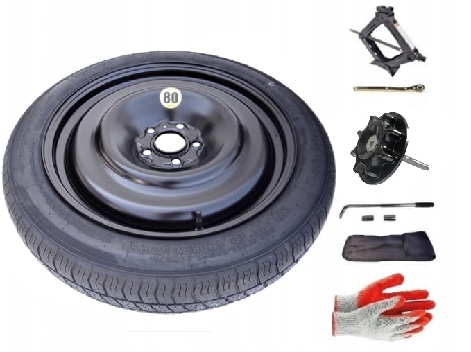 Spare wheel + set with mounting bolt Jeep Renegade I (2014-present) - 18 inches