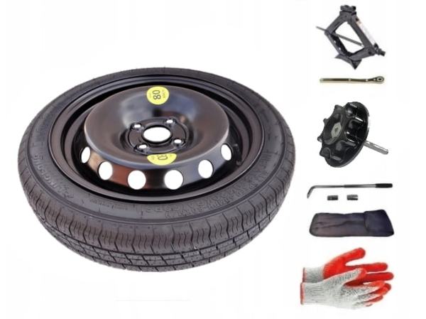 Spare wheel + set with mounting screw Kia Picanto II (2011-2016) - 115/70R15