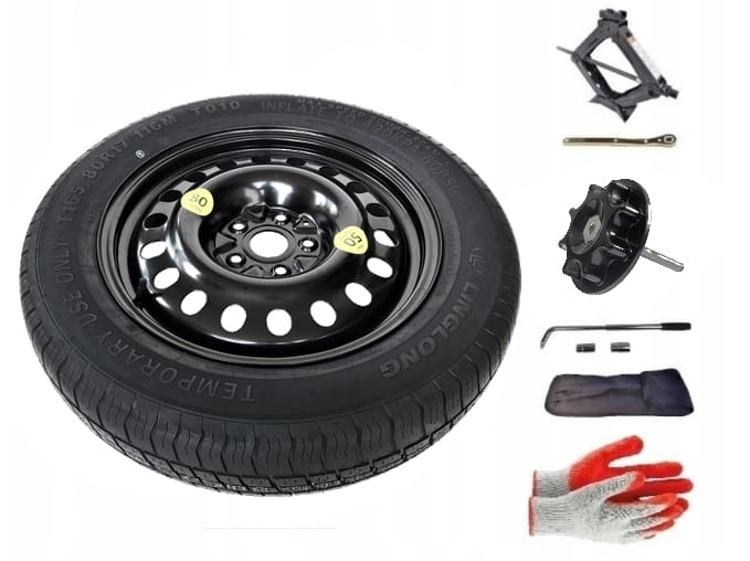 Spare wheel + set with mounting bolt Lexus NX I (2014-2022) - 165/80R17