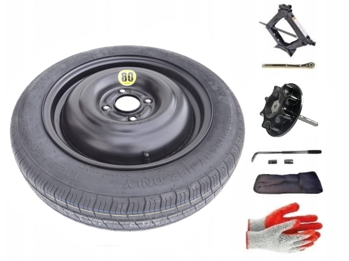 Spare wheel + set with mounting bolt Mazda 2 I (2003-2007) - 15 inches