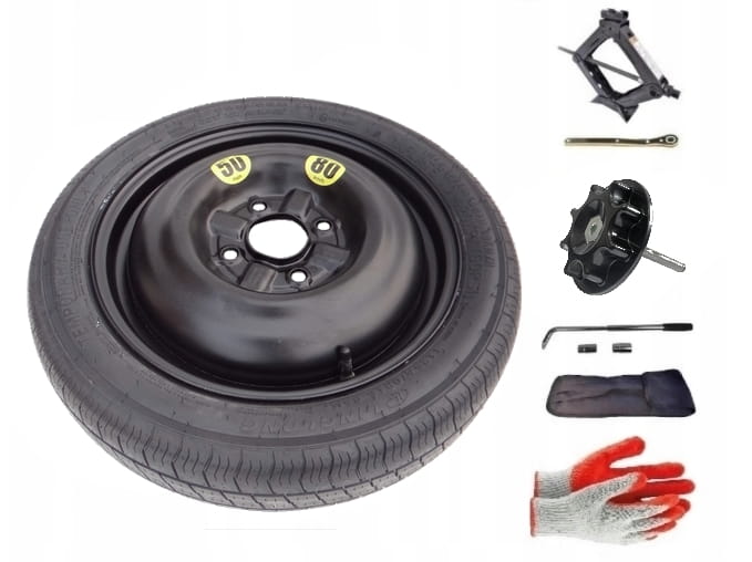 Spare wheel + set with mounting screw Mitsubishi Colt VI (2004-2012) - 115/70R15