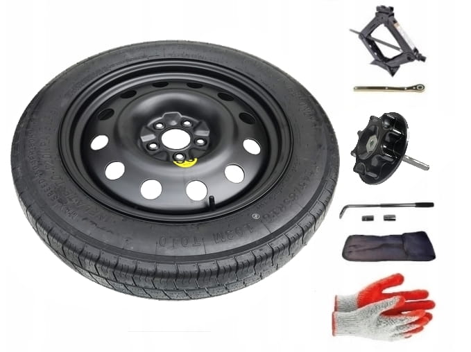 Space-saver wheel + set with mounting bolt Renault Koleos II (2016-present) - 18 inches