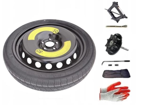 Spare wheel + set with mounting bolt Renault Laguna III (2007-2015) - 19 inches