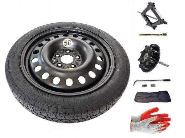 Spare wheel + set with mounting bolt Renault Scenic III (2009-2016) - 17 inches