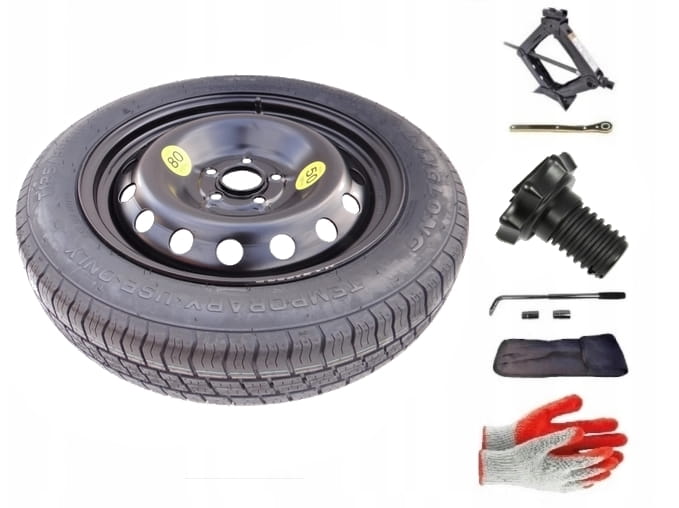 Spare wheel + set with mounting bolt Seat Arona I (2017-present) - 16 inches