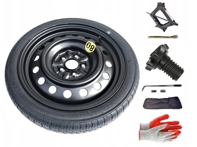 Spare wheel + set with mounting bolt Seat Ibiza V (2017-present) - 16 inches