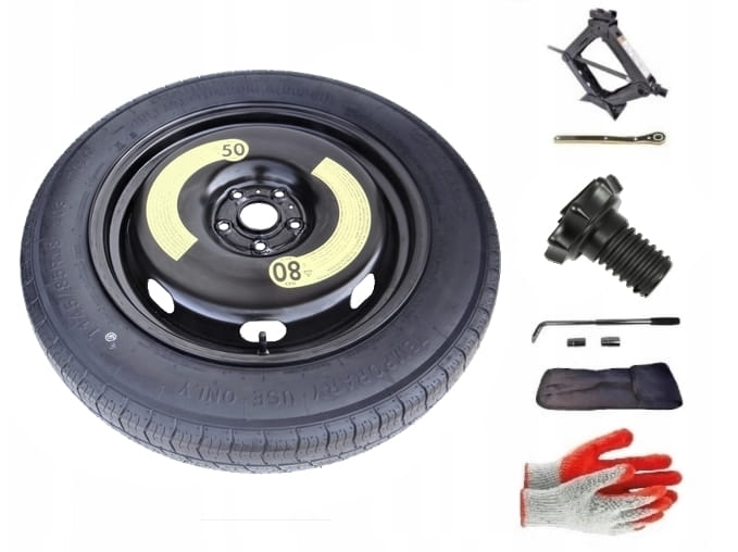 Spare wheel + set with mounting bolt Seat Tarraco I (2018-present) - 145/85R18