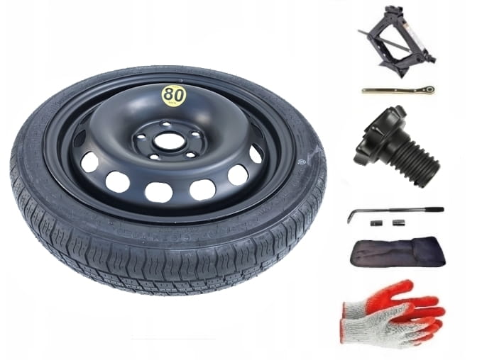 Spare wheel + set with mounting bolt Seat Toledo III (2004-2009) - 16 inches