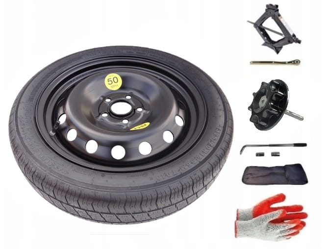 Spare wheel + set with mounting bolt Skoda Scala I (2019-present) - 16 inches