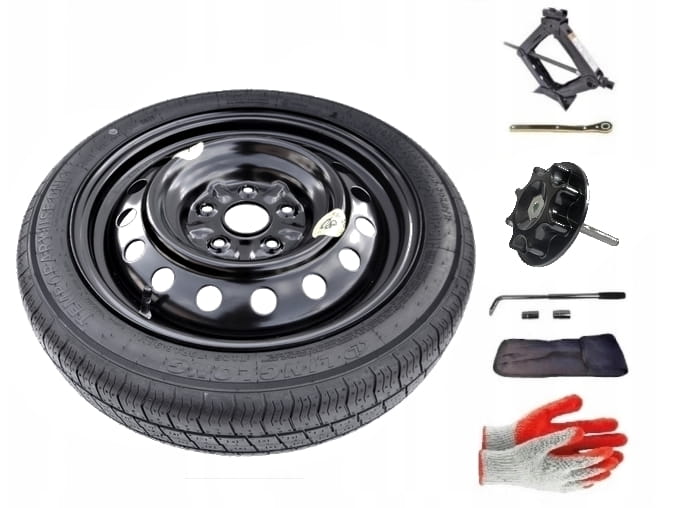 Space-saver wheel + set with mounting bolt Suzuki Swift Sport II (2007-2010) - 16 inches