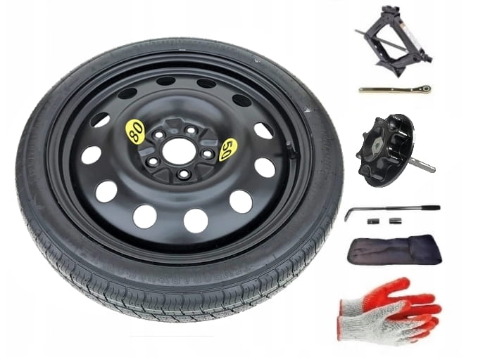 Spare wheel + set with mounting bolt Toyota Avensis 5x114.3 II (2003-2009) - 18 inches