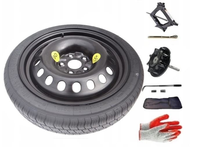 Spare wheel + set with mounting bolt Toyota Corolla Verso I (2002-2004) - 17 inches