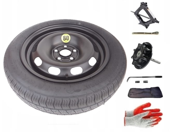 Spare wheel + set with mounting bolt Volkswagen Polo VI (2017-present) - 15 inches