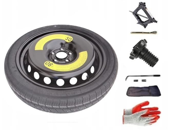 Spare wheel + set with mounting bolt Volkswagen T-Roc I (2017-present) - 19 inches