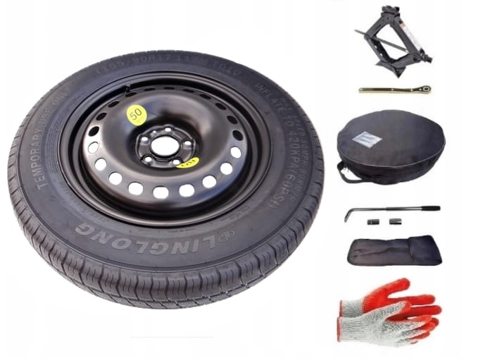 Spare wheel + set with cover Alfa Romeo Stelvio I (2017-present) - 17 inches