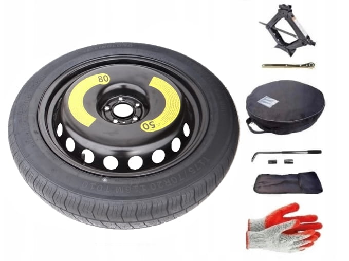 Spare wheel + set with cover Audi Q7 II (2015-present) - 20 inches