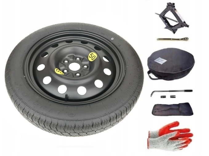 Spare wheel + set with cover Dodge Challenger III LC (2008-2023) - 18 inches
