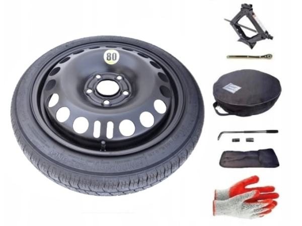 Spare wheel + set with cover Fiat Croma II (2005-2011) - 16 inches
