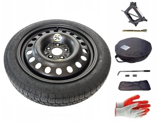 Spare wheel + set with cover Fiat Sedici I (2006-2014) - 125/80R17