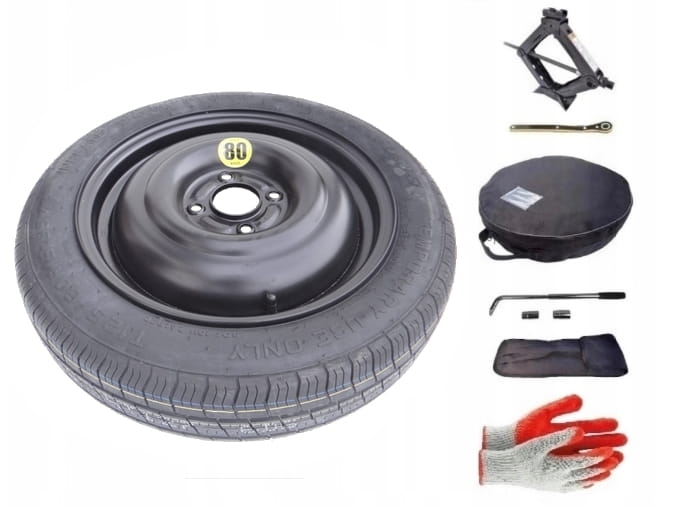 Spare wheel + set with cover Ford Fiesta VII (2017-present) - 15 inches